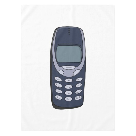 Nappe Téléphone cellulaire vintage (Devant)
