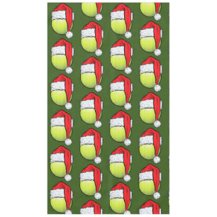 Nappe Tennis Noël avec balle de tennis pour joueur