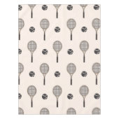 Nappe Tennis Soft Rose & Brown Nom personnalisé Fille Sp (Devant)