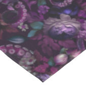 Nappe Tentacle Gothique Rose Foncé Avec Fleurs (Angle)