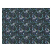 Nappe Tentacle Turquoise De Cthulhu Gothique Avec Fleurs (Devant (Horizontal))