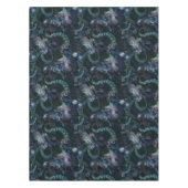 Nappe Tentacle Turquoise De Cthulhu Gothique Avec Fleurs (Devant)