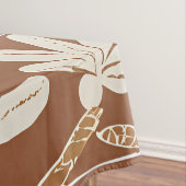 Nappe Terracotta Fleur sauvage Rustic Boho Décor Printem (In Situ)