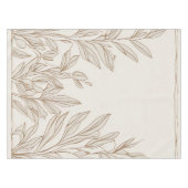 Nappe Terracotta Fleur sauvage Rustic Boho Décor Printem (Devant (Horizontal))