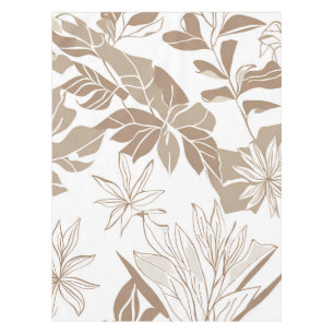 Nappe Terracotta Fleur sauvage Rustic Boho Décor Printem