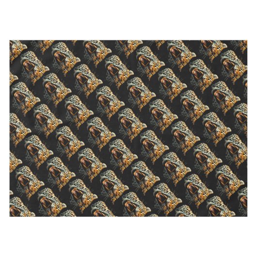 Nappe Tête d'attaque du léopard (Devant (Horizontal))