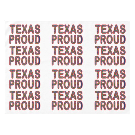 Nappe Texas Fier Bluebonnet (Devant (Horizontal))