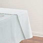 Nappe Texte Abstrait Fractal bleu turquoise gris (In Situ)