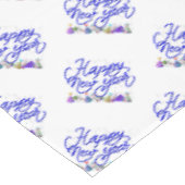 Nappe Texte cursif avec les Casquettes du parti Bonne an (Angle)