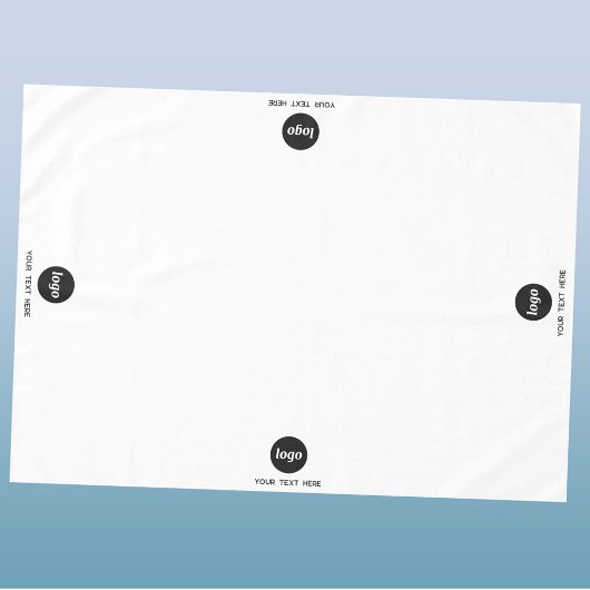 Nappe Texte de logo simple pour foire commerciale de pro