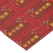 Nappe Texte des lettres chinoises du Nouvel An (Angle)