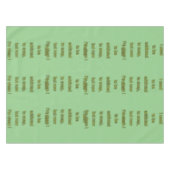 Nappe Texte drôle de savon (Devant (Horizontal))