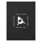 Nappe Texte fait sur commande drôle d'attaque de requin (Devant)