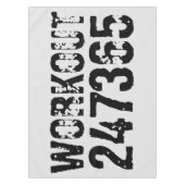 Nappe Texte usé et rayé Workout 247365 noir (Devant)