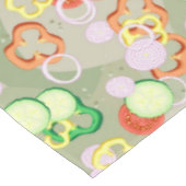 Nappe Texture avec des tranches de légumes (Angle)