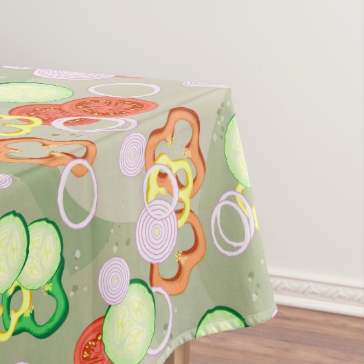 Nappe Texture avec des tranches de légumes (In Situ)