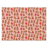Nappe Texture avec le nounours, coeurs (Devant (Horizontal))