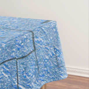 Nappe Texture bleu argenté avec effet mosaïque et relief