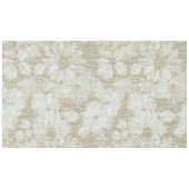 Nappe Texture crémeuse veloutée de marguerite florale (Devant (Horizontal))