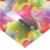 Nappe Texture de conception rouge, aquarelle jaune (Angle)