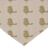 Nappe Texture de lin d'oiseau doré mignon (Angle)