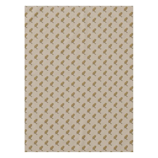 Nappe Texture de lin d'oiseau doré mignon (Devant)