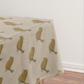 Nappe Texture de lin d'oiseau doré mignon (In Situ)
