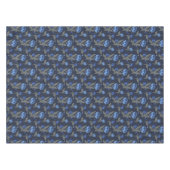 Nappe Texture florale d'art populaire rustique (Devant (Horizontal))
