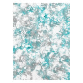 Nappe texture gris turquoise et marbre blanc (Devant)