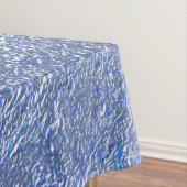 Nappe Texture rustique bleue avec effet argent (In Situ)