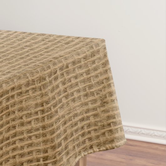 Nappe Texture rustique de toile de jute (In Situ)