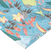 Nappe Texture tropicale avec des toucans et des colibris (Angle)