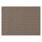Nappe Texturé, zigzag, gris et brun (Devant (Horizontal))