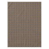 Nappe Texturé, zigzag, gris et brun (Devant)