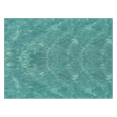 Nappe Textures de l'eau de vert de mer des Caraïbes (Devant (Horizontal))