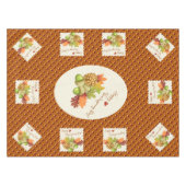 Nappe Thanksgiving Citrouille à tarte Turquie (Devant (Horizontal))