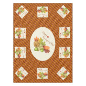 Nappe Thanksgiving Citrouille à tarte Turquie (Devant)