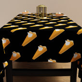 Nappe Thanksgiving Citrouille Motif à tarte noir et oran