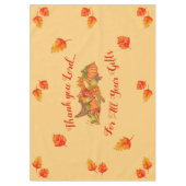 Nappe Thanksgiving Cornucopia"Merci Lord"Nappe (Devant)