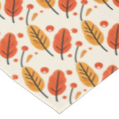 Nappe Thanksgiving Orange Yellow Fall Feuilles Belles (Angle)