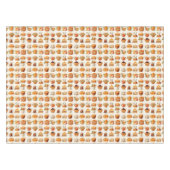 Nappe Thanksgiving Tablecloth Decor – Bread, Pie & Coffe (Devant (Horizontal))