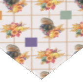 Nappe Thanksgiving Turkey Holiday Tablecloth (Angle)