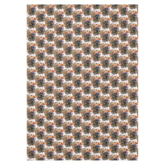 Nappe Thanksgiving Turkey Tablecloth (Devant)