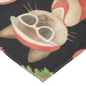 Nappe Thème de Noël de tennis pour Amoureux de les chats (Angle)