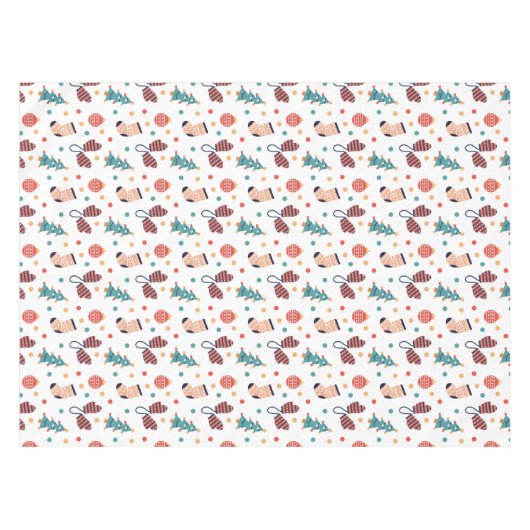 Nappe Thème de Noël mignon (Devant (Horizontal))