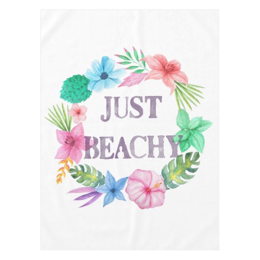 Nappe Thème Tropical Tablecloth Beach House Florida Home (Devant)