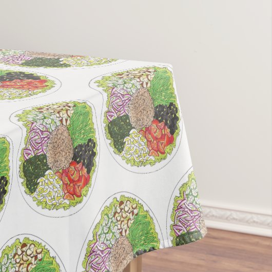 Nappe Thon Nicoise Salade Oeufs Tomates Olives Pommes de (In Situ)