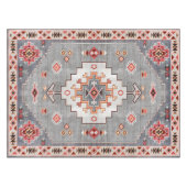 Nappe Threads intemporels : Patrimoine Boho Geometry mar (Devant (Horizontal))