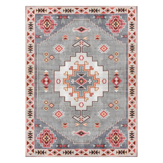 Nappe Threads intemporels : Patrimoine Boho Geometry mar (Devant)