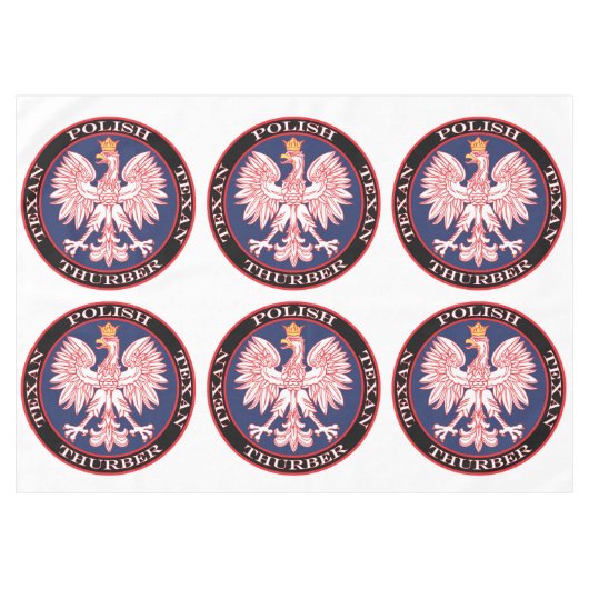 Nappe Thurber Round polonais Texan (Devant (Horizontal))